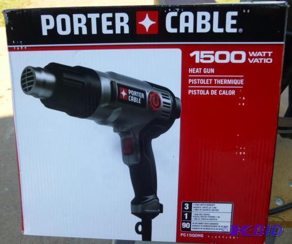 lot 27 image: Porter Cable Model PC1500HG 1500 Watt Heat Gu...