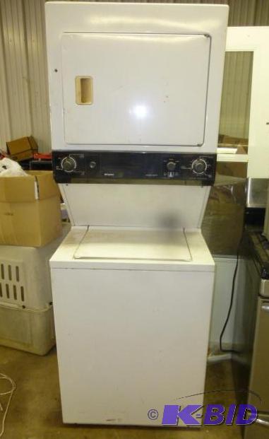 lot 34 image: Frigidaire Brand Heavy Duty Stacked Cloths Wa...