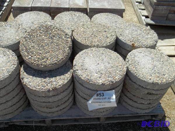 12&quot Round Exposed Agg. Stepping Stone, Q...