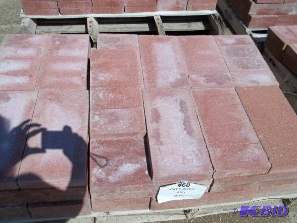 Patio Block Red 1 58&quotHx7 58&quotWx15 ...