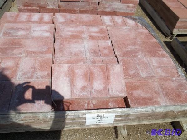 Patio Block Red 1 58&quotHx7 58&quotWx15 ...