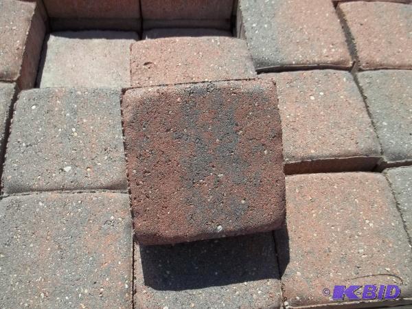 Old World Cobble Paver 6x6 RedCharcoal, Qty....