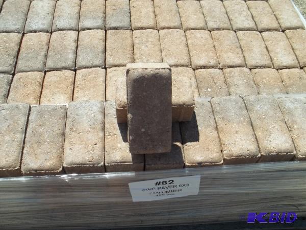 Old World Cobble Paver 6x3 TanUmber, Qty. 40...