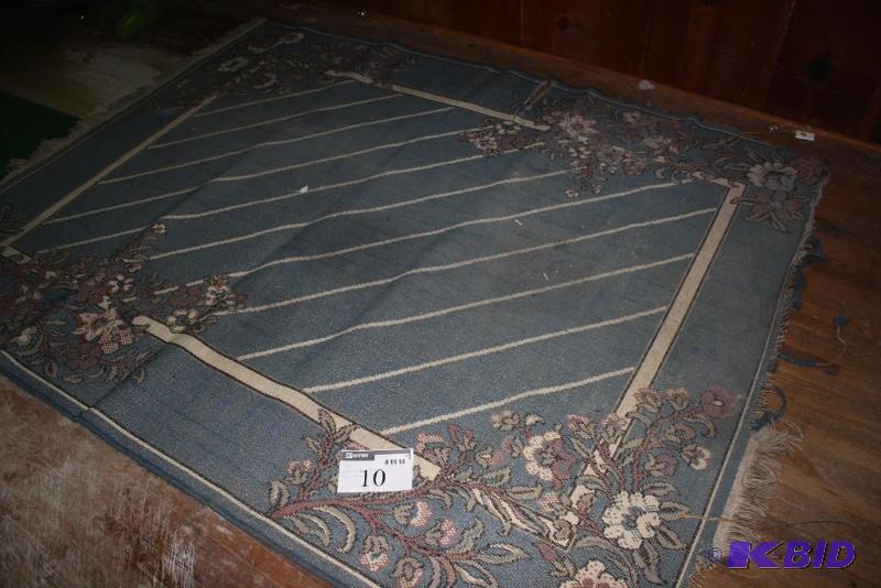 Lot of (2) Rugs, (1) Blue Rug 84&quotx67&quo...