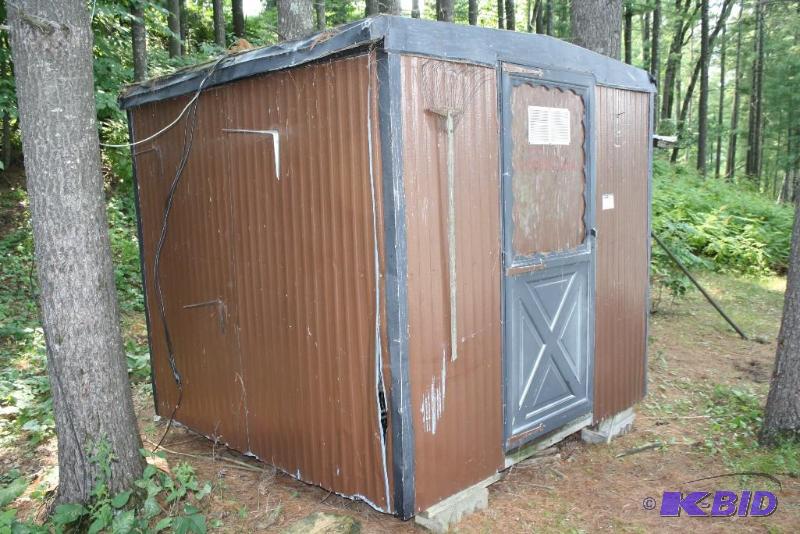 Aluminum clad shed 8x8x8 with all contents...