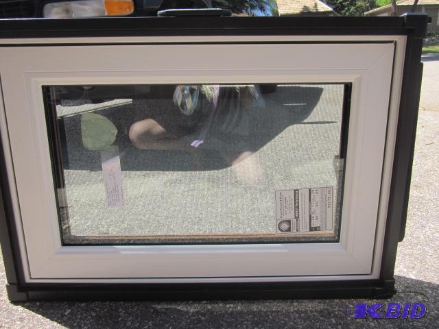 lot 112 image: 20 inch x 30 inch vinyl casement window with ...