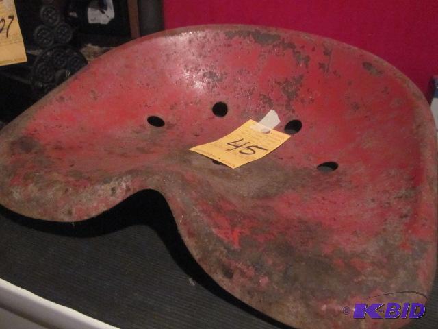lot 45 image: Antique Tractor Seat