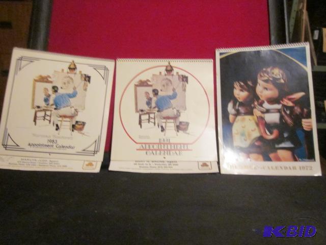 lot 77 image: Lot of (3) Norman Rockwell 1983, 1991 and Hum...