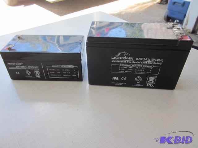 lot 97 image: (2) 12 volt batteries....