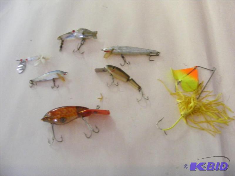 7 various lures...