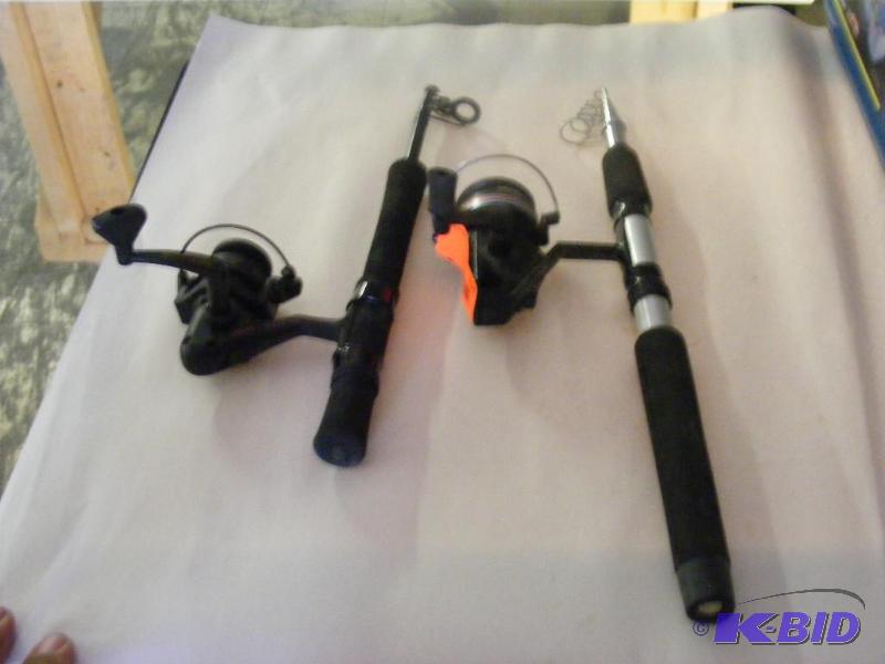 Two collapsible fishing rods...