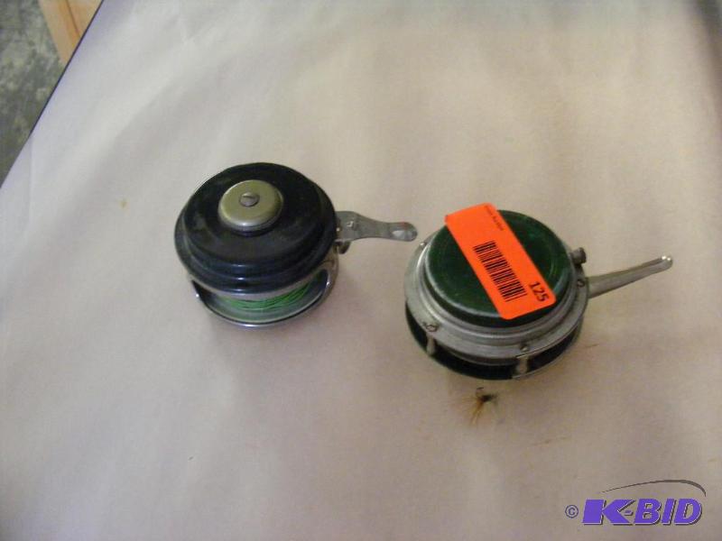 two fly fishing reels, 1 Shakespeare #1822 an...