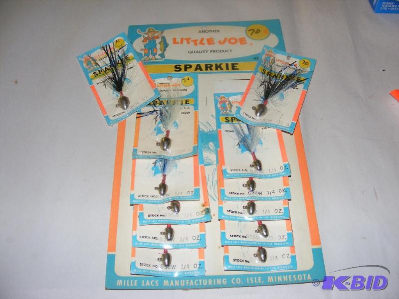 12 Little Joe Sparkie Lures on Cards...