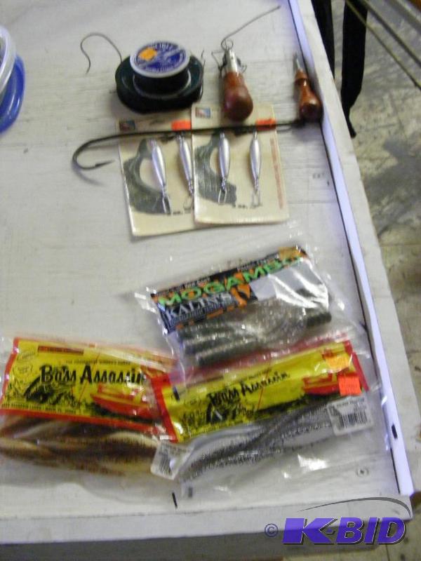 Artificial Bait, weights, braided line...