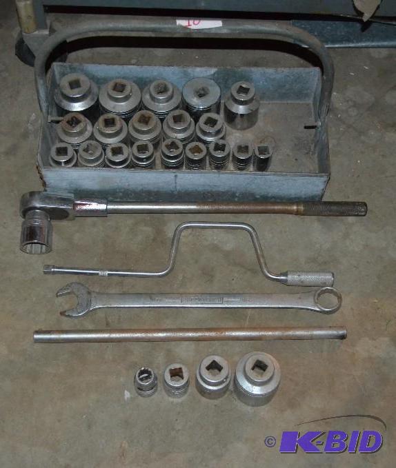 lot 10 image: Snap On Socket set with L72T & L72H Ratch...