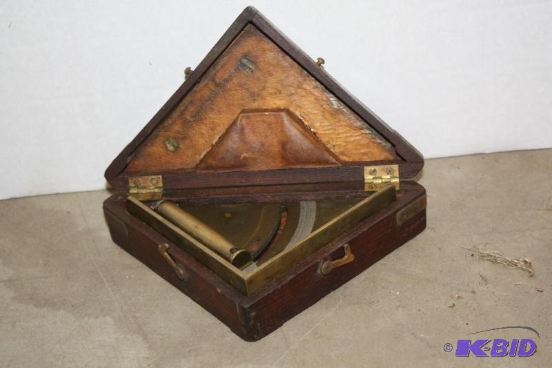 lot 110 image: For Antique Surveying Equipment , possibly to...