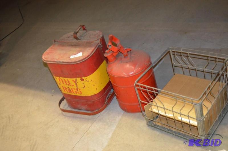 lot 144 image: Antique &quotOily Rags" Container by ...