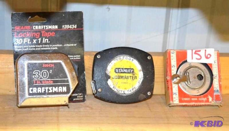 lot 156 image: Craftsman 30 foot &nbspx 1 inch locking ta...