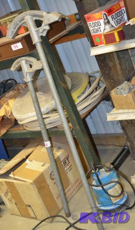 lot 158 image: 2 Gardner Rigid Bender 910 Simer Geyser Pump...