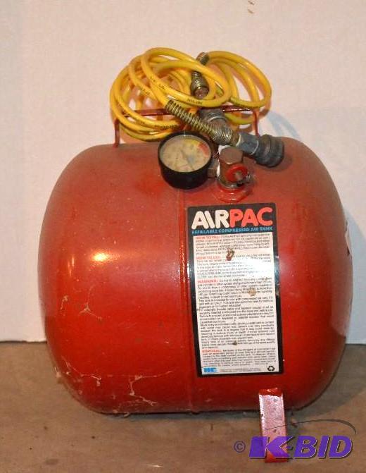lot 177 image: Airpac&nbspRefillable Compressed Air Tank...