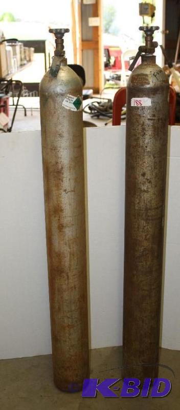 lot 188 image: 2 Antique Canisters of Carbon Dioxide ICC3AA1...