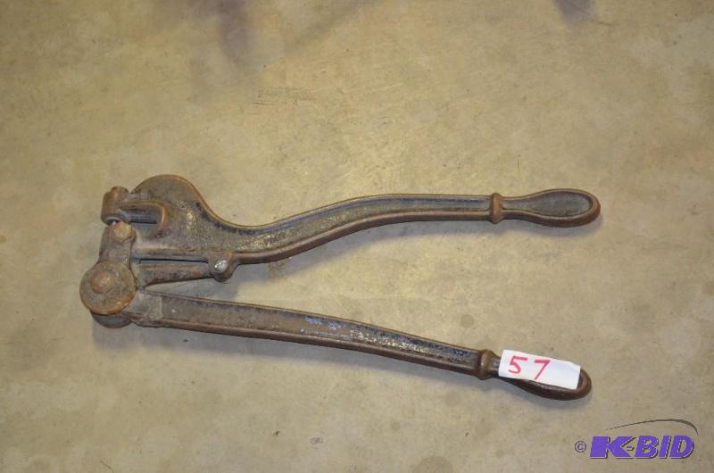lot 57 image: 1918 Patent Sheet Metal Punch No. 7 by Whitne...