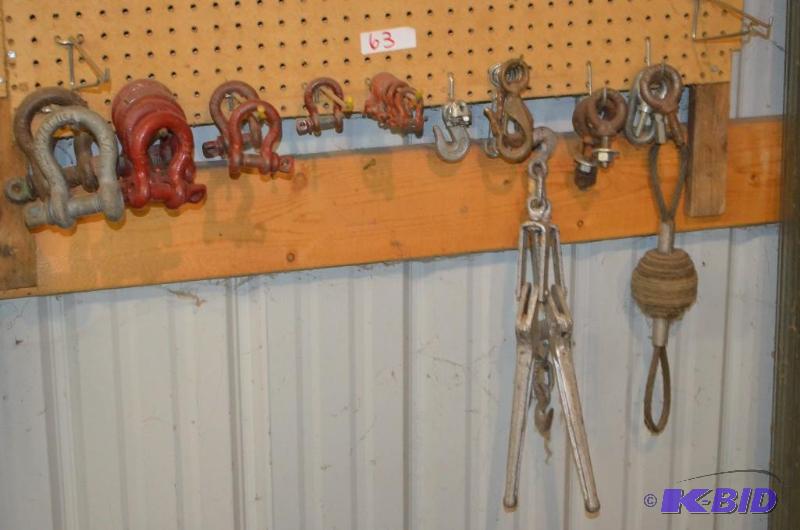 lot 63 image: WLL 3 14 T 4S Crosby Forged Shakles 45 58 V...