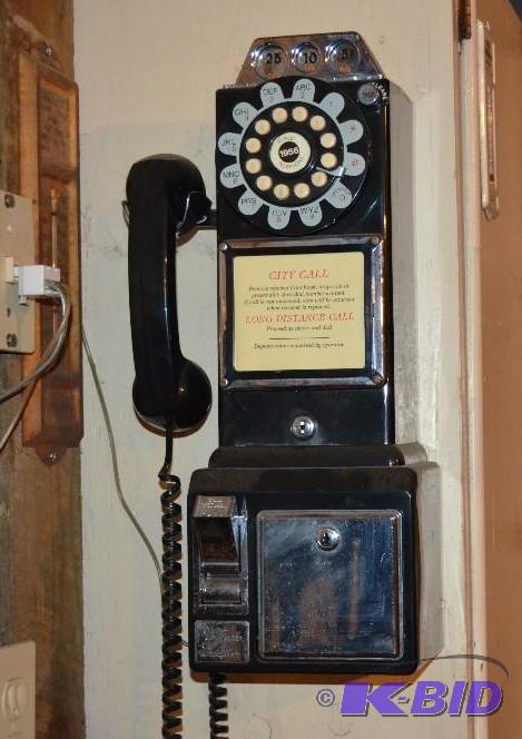 lot 97 image: Antique looking vintage wall phone...