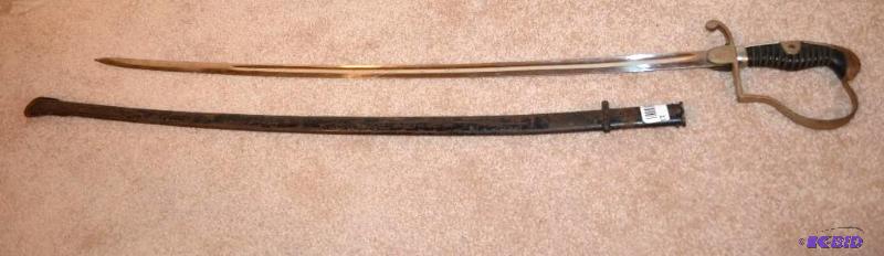 lot 13 image: German&nbspEarly PoliceFire Saber Sword- WK...