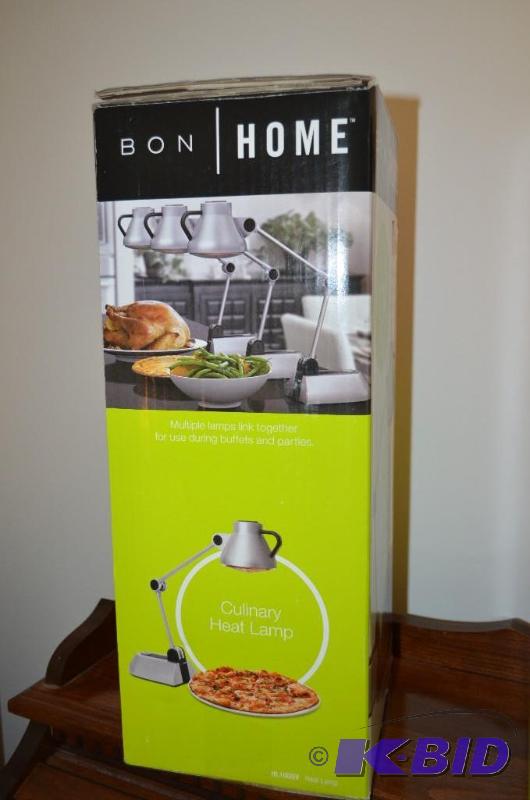 lot 156 image: 1 Bon Home Culinary Heat Lamp - &quotKeeps F...