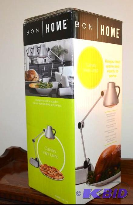 lot 157 image: 1 Bon Home Culinary Heat Lamp - &quotKeeps F...
