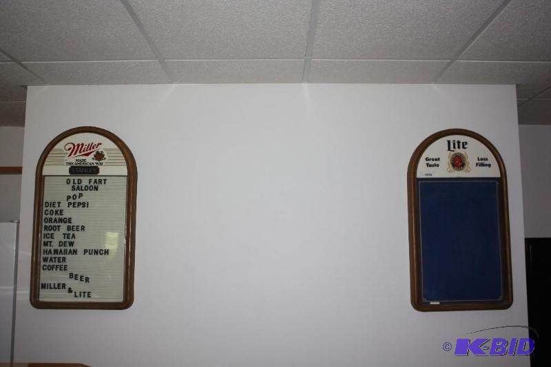 lot 174 image: Lite Beer Advertising Chalk Board and Miller ...