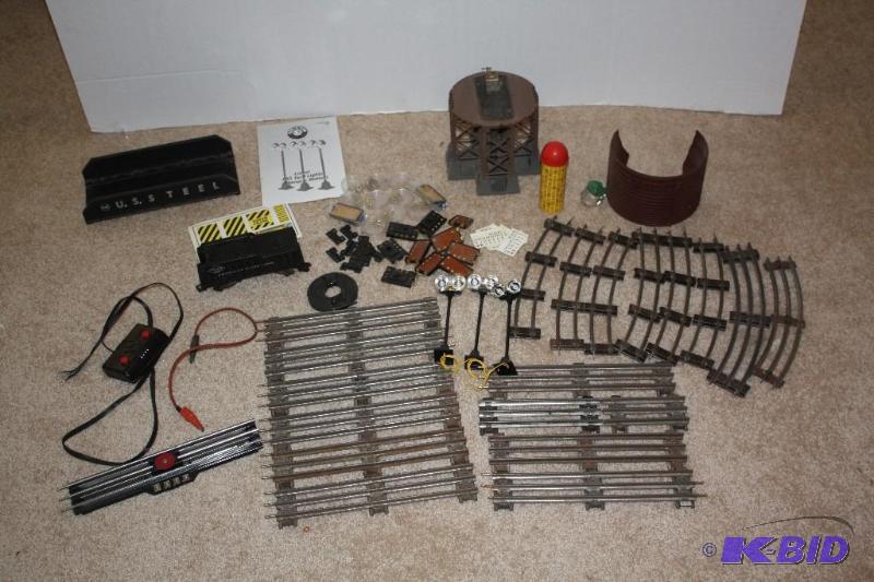 lot 188 image: Lot of vintage Lionel metal track pieces say...