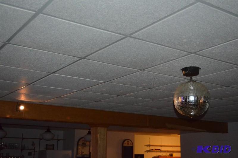 lot 198 image: Vintage Disco Ball. Comes with mounted light ...