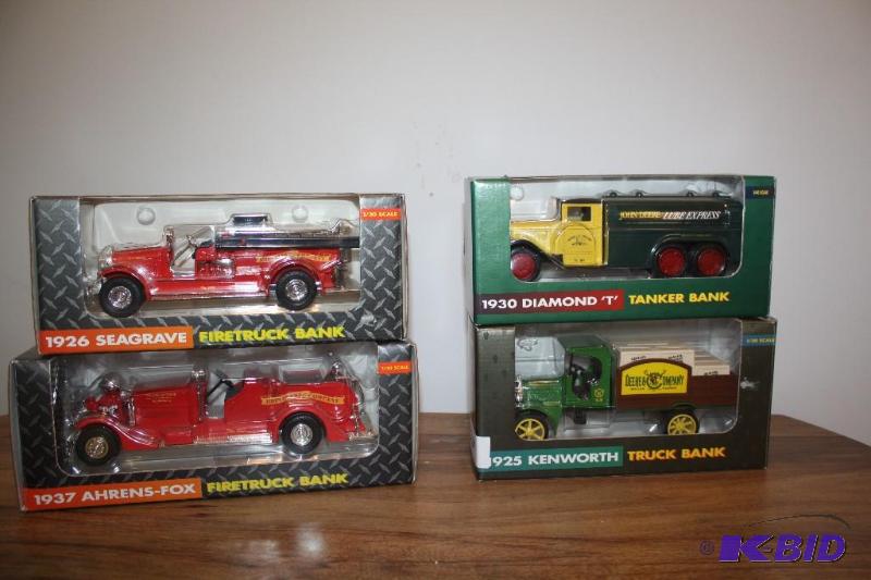 lot 204 image: Lot of 4 ERTL&nbspmodels in original packagi...