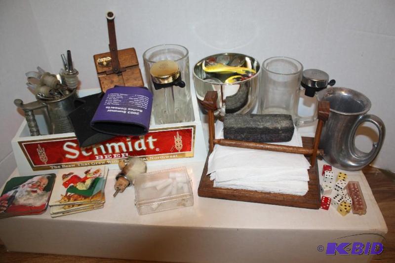 lot 214 image: Lot of Barware Accessories   Schmidt Coaster ...