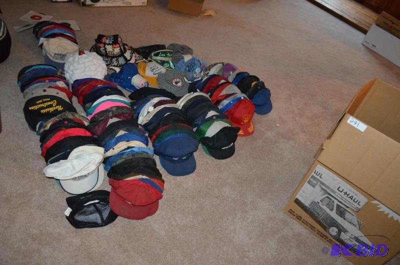 lot 241 image: Large Hat Collection including Schmidt Beer h...
