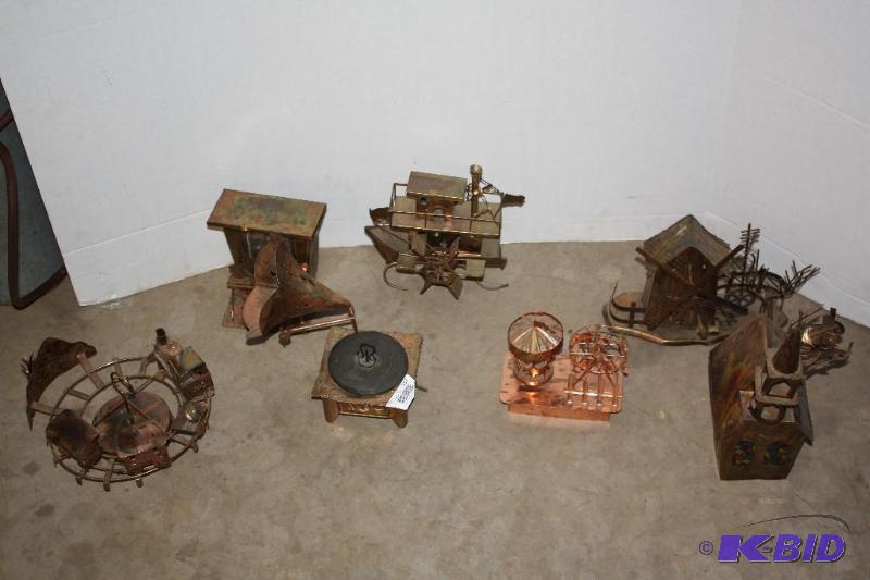 lot 257 image: Lot of Vintage Copper Music Boxes including ...