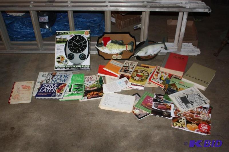lot 266 image: Lot of Misc. items including cookbooks Ladies...