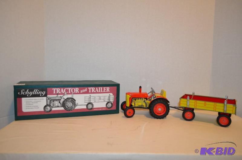 lot 46 image: Vintage Schylling &quotZetor" wind up t...