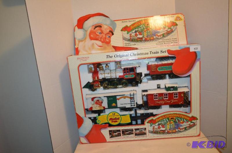 lot 50 image: &quotThe Original Christmas Train Set-Santa...