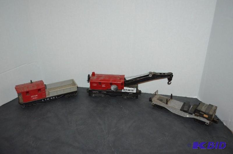 lot 71 image: Red Lionel O Gauge    Bucyrus Erie Class...