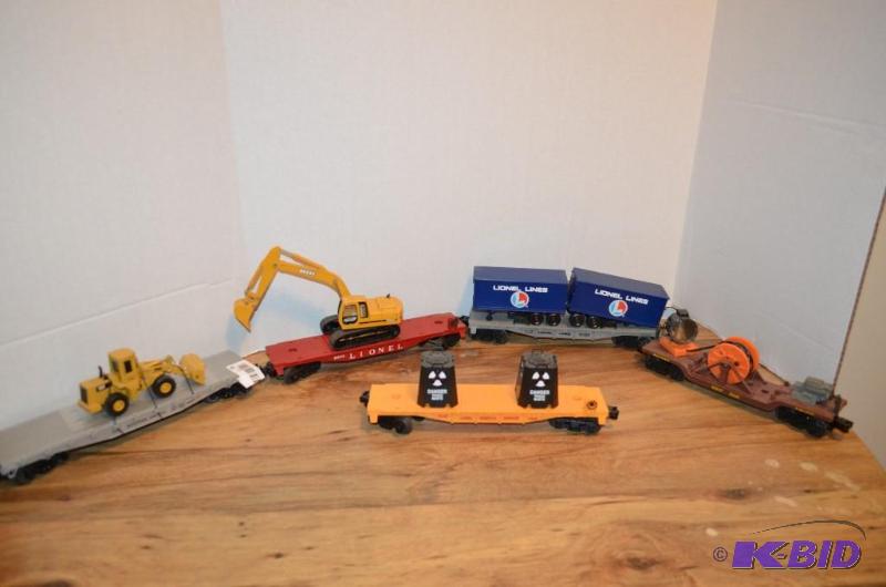 lot 78 image: 5 pieces, train trailer and pieces.   &quotL...