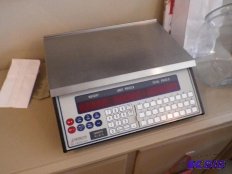 lot 6 image: Detecto price computing scale...