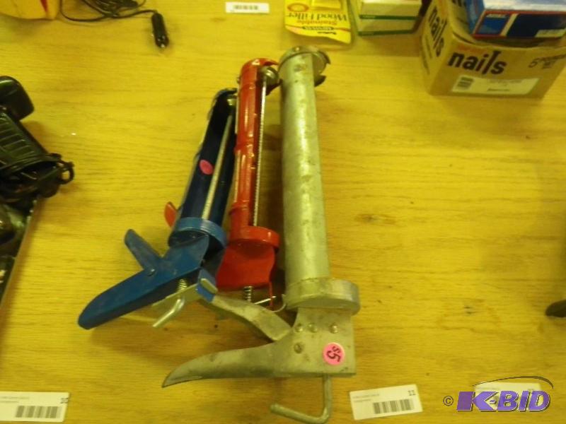 caulk guns...