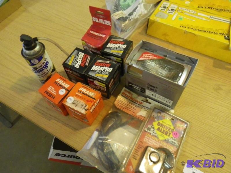 auto parts lot...