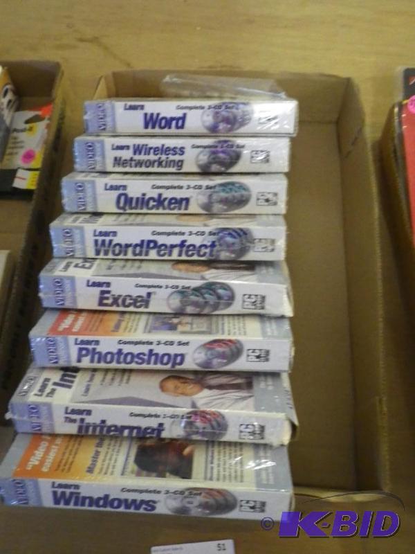 video professor cds, new...