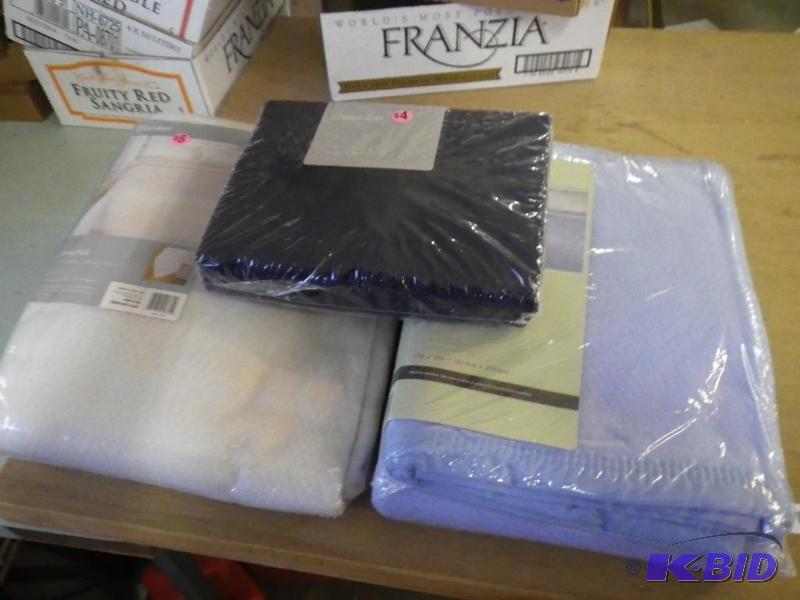 New twin bed sheets and blankets...