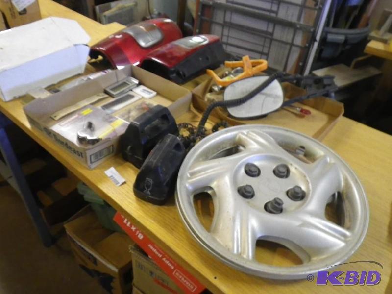 auto parts lot...