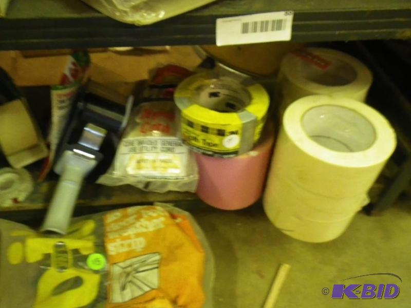 tape lot...